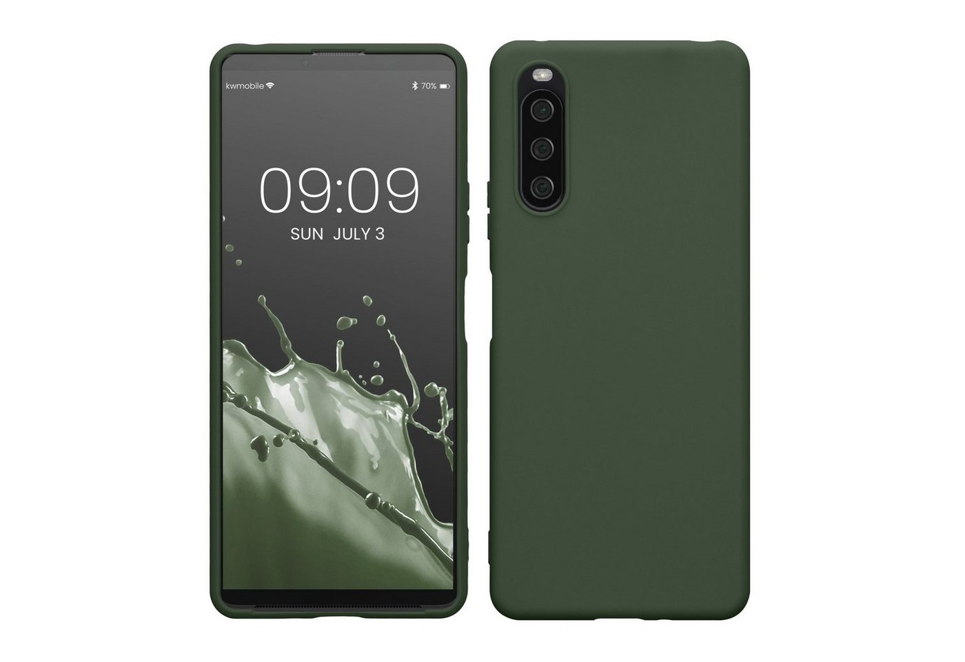 kwmobile Handyhülle Hülle für Sony Xperia 10 IV, Hülle Silikon - Soft Handyhülle - Handy Case Cover kwmobile Handyhülle Hülle für Sony Xperia 10 IV, Hülle Silikon - Soft Handyhülle - Handy Case Cover von kwmobile