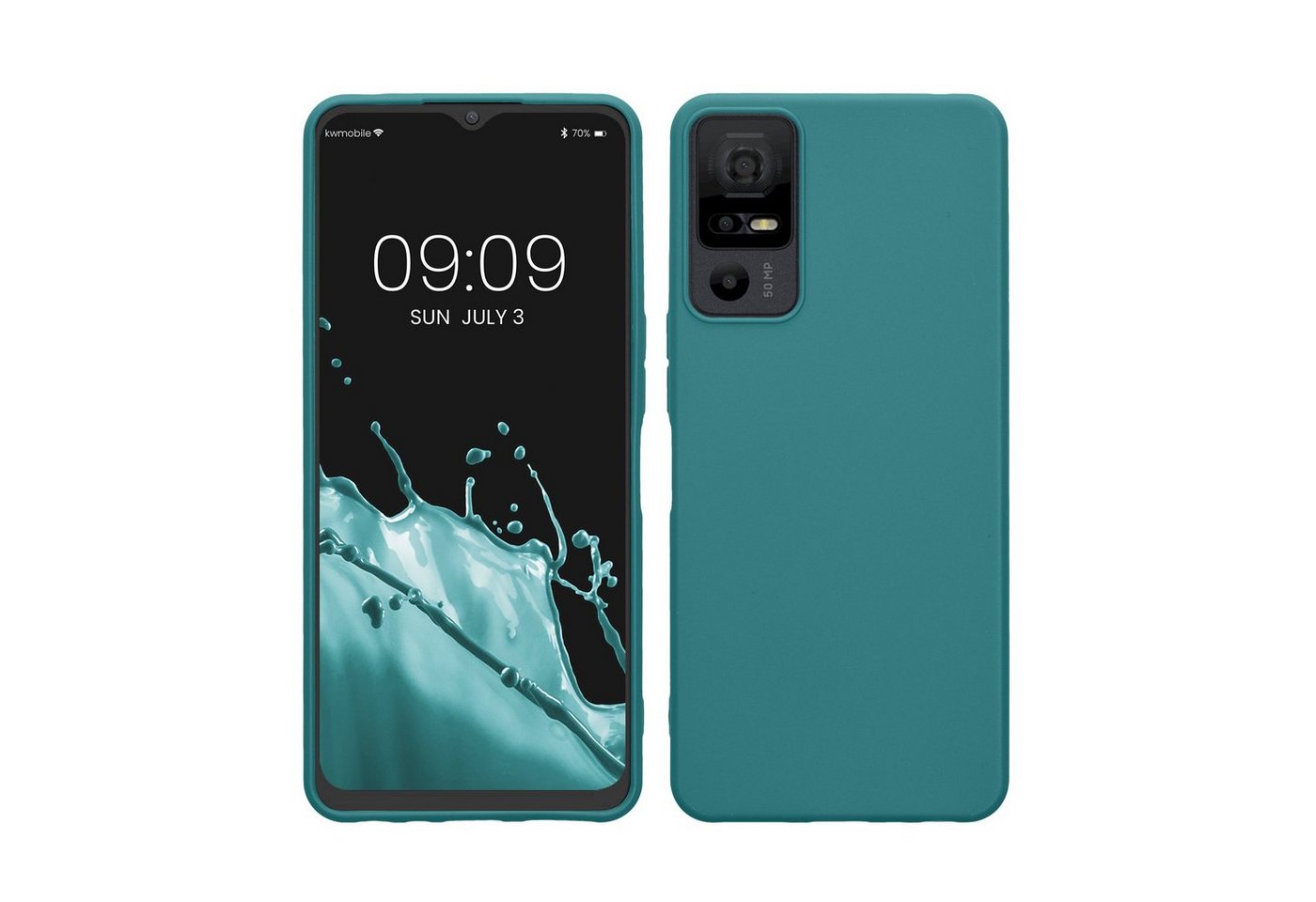 kwmobile Handyhülle Hülle für TCL 40 NxtPaper 5G, Hülle Silikon - Soft Handyhülle - Handy Case Cover von kwmobile