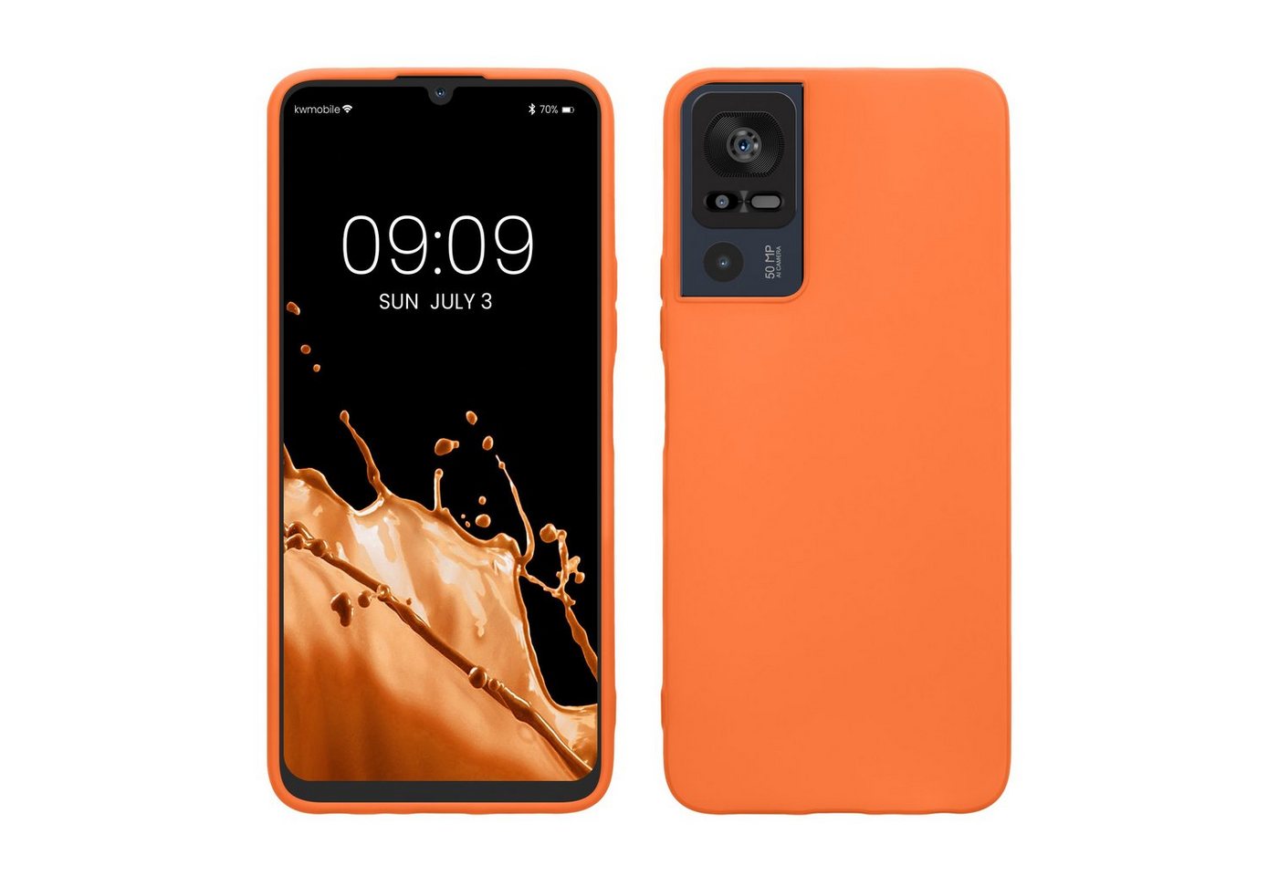 kwmobile Handyhülle Hülle für TCL 40 SE, Hülle Silikon - Soft Handyhülle - Handy Case Cover kwmobile Handyhülle Hülle für TCL 40 SE, Hülle Silikon - Soft Handyhülle - Handy Case Cover von kwmobile