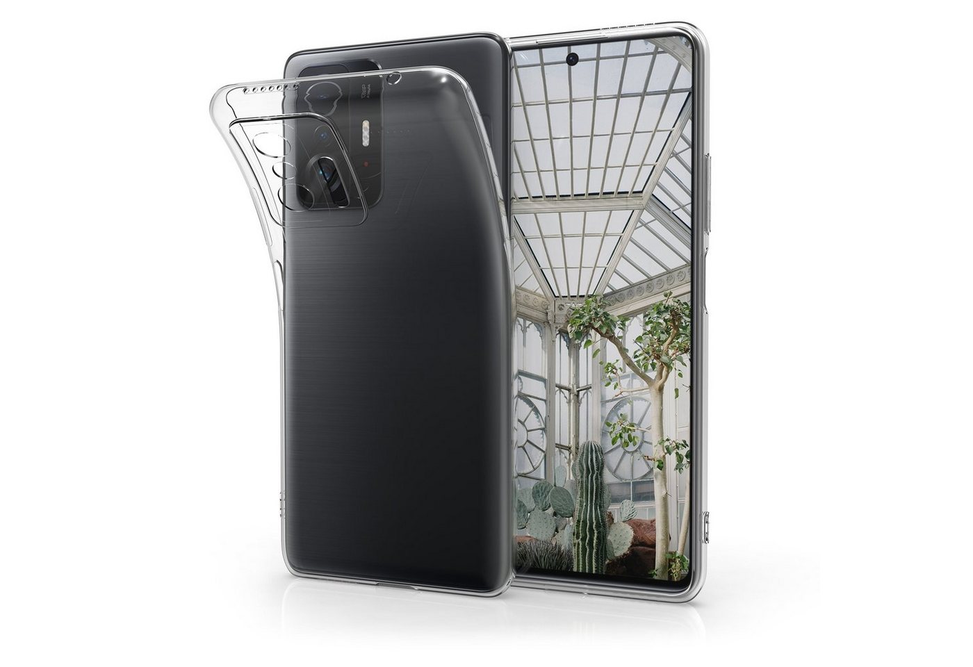 kwmobile Handyhülle Hülle für Xiaomi 11T / 11T Pro, Silikon Handyhülle transparent - Handy Case gummiert kwmobile Handyhülle Hülle für Xiaomi 11T / 11T Pro, Silikon Handyhülle transparent - Handy Case gummiert von kwmobile