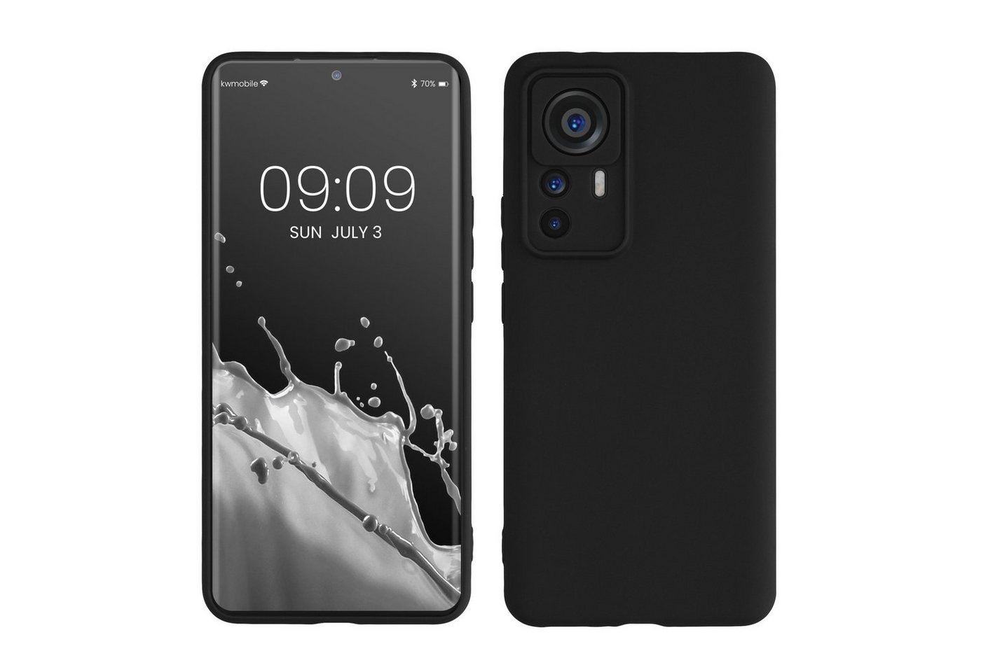 kwmobile Handyhülle Hülle für Xiaomi 12T Pro, Backcover Silikon - Soft Handyhülle - Handy Case in Schwarz matt kwmobile Handyhülle Hülle für Xiaomi 12T Pro, Backcover Silikon - Soft Handyhülle - Handy Case in Schwarz matt von kwmobile