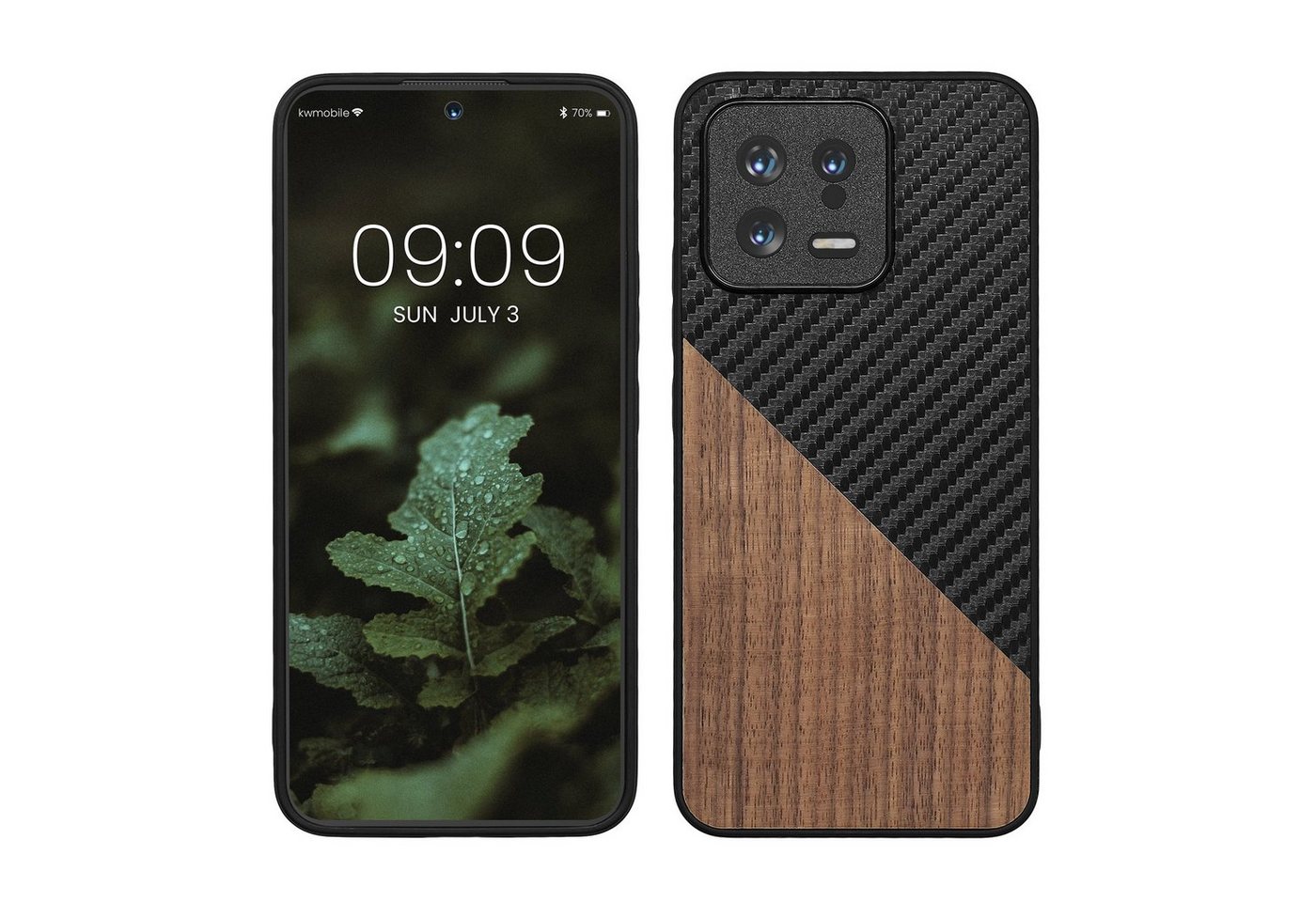 kwmobile Handyhülle Hülle für Xiaomi 13 5G, Holz Handy Schutzcase - Handy Case Schutzhülle - Smartphone Cover kwmobile Handyhülle Hülle für Xiaomi 13 5G, Holz Handy Schutzcase - Handy Case Schutzhülle - Smartphone Cover von kwmobile