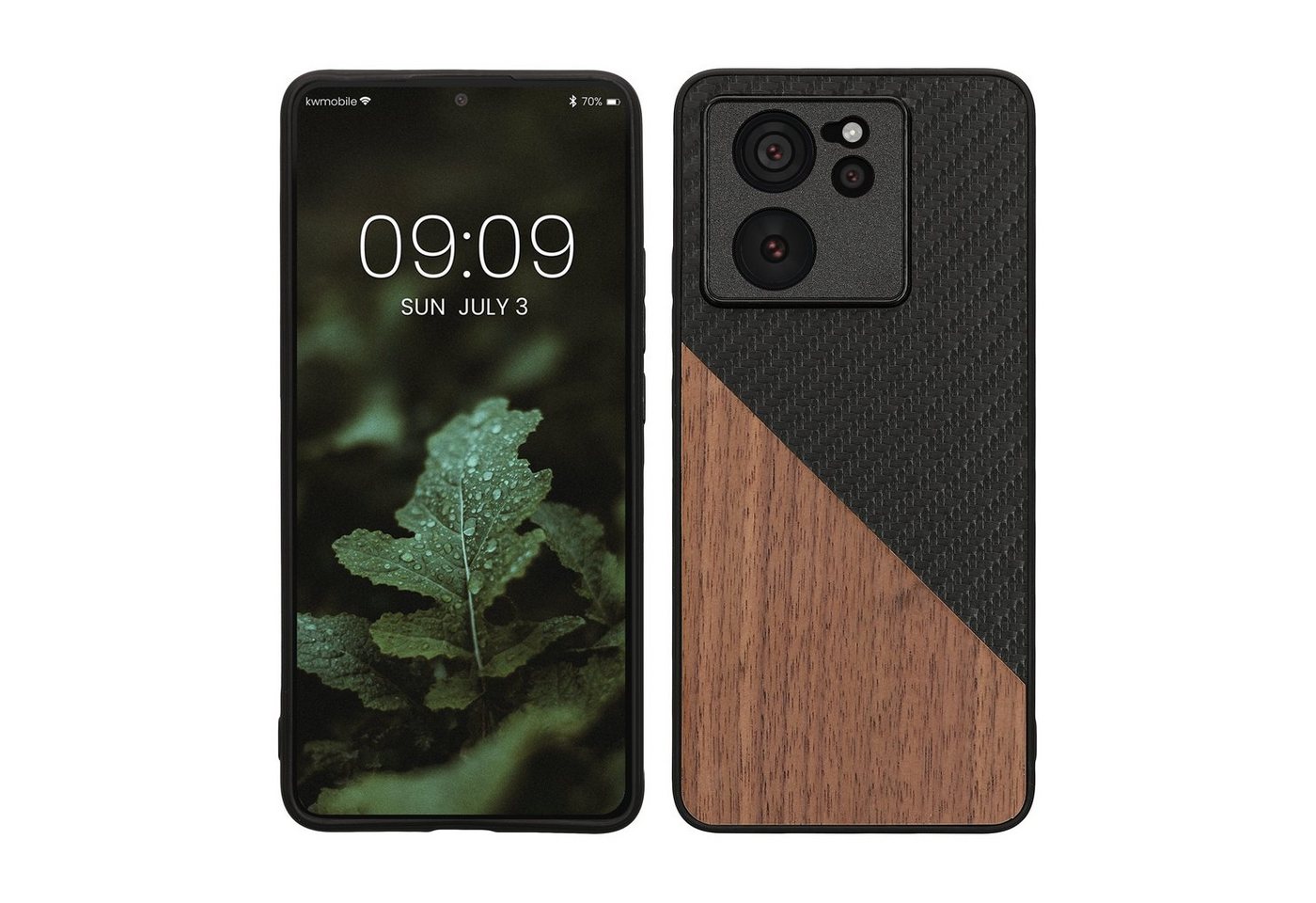 kwmobile Handyhülle Hülle für Xiaomi 13T / 13T Pro, Holz Handy Schutzcase - Handy Case Schutzhülle - Smartphone Cover kwmobile Handyhülle Hülle für Xiaomi 13T / 13T Pro, Holz Handy Schutzcase - Handy Case Schutzhülle - Smartphone Cover von kwmobile
