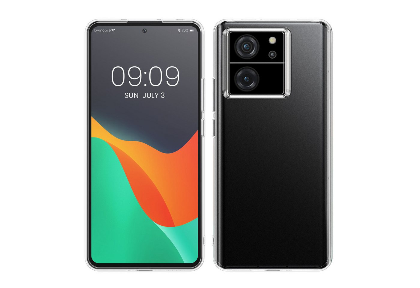 kwmobile Handyhülle Hülle für Xiaomi 13T / 13T Pro, Silikon Handyhülle transparent - Handy Case gummiert kwmobile Handyhülle Hülle für Xiaomi 13T / 13T Pro, Silikon Handyhülle transparent - Handy Case gummiert von kwmobile