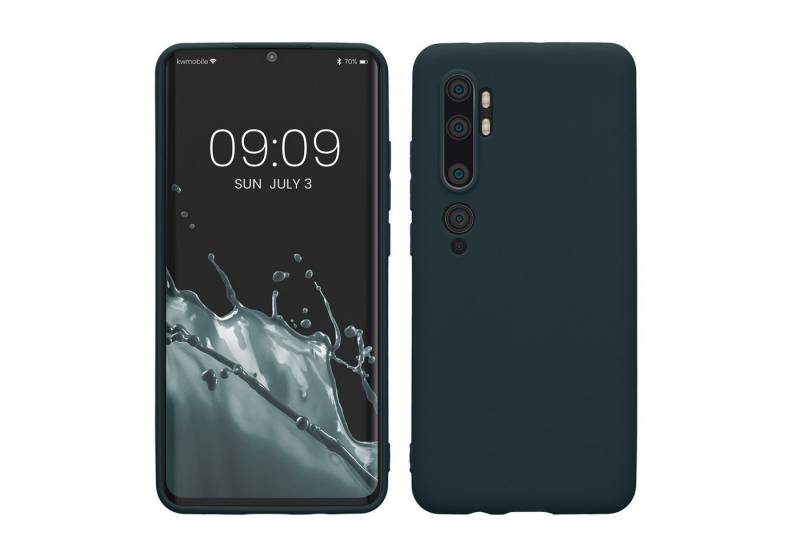 kwmobile Handyhülle Hülle für Xiaomi Mi Note 10 / Note 10 Pro, Backcover Silikon - Soft Handyhülle - Handy Case in Dunkler Schiefer von kwmobile