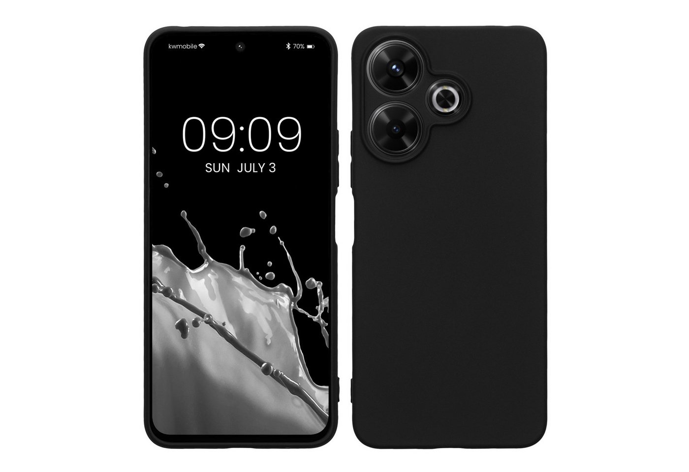 kwmobile Handyhülle Hülle für Xiaomi Poco M6 4G, Backcover Silikon - Soft Handyhülle - Handy Case in Schwarz matt kwmobile Handyhülle Hülle für Xiaomi Poco M6 4G, Backcover Silikon - Soft Handyhülle - Handy Case in Schwarz matt von kwmobile