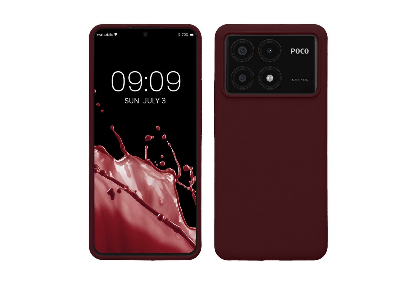 kwmobile Handyhülle Hülle für Xiaomi Poco X6 Pro 5G, Hülle Silikon gummiert - Handyhülle - Handy Case Cover kwmobile Handyhülle Hülle für Xiaomi Poco X6 Pro 5G, Hülle Silikon gummiert - Handyhülle - Handy Case Cover von kwmobile