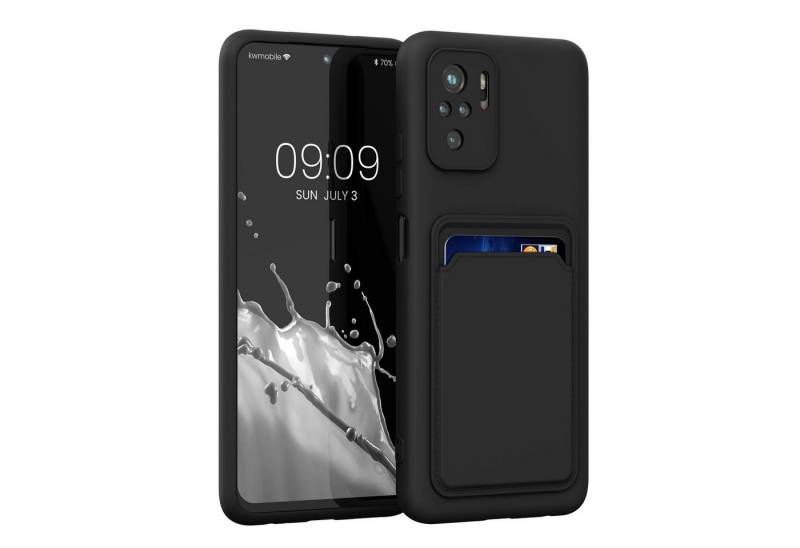 kwmobile Handyhülle Hülle für Xiaomi Redmi Note 10 / Note 10S, Handyhülle mit Fach für Karten - Handy Cover Case von kwmobile