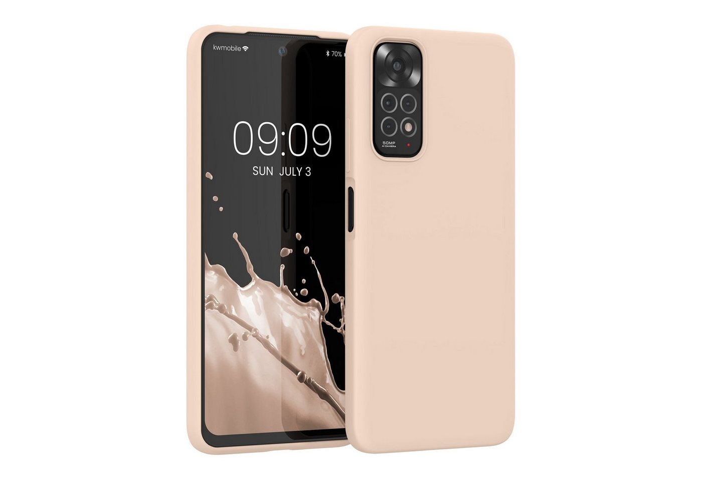 kwmobile Handyhülle Hülle für Xiaomi Redmi Note 11 / Note 11S, Hülle Silikon gummiert - Handyhülle - Handy Case Cover kwmobile Handyhülle Hülle für Xiaomi Redmi Note 11 / Note 11S, Hülle Silikon gummiert - Handyhülle - Handy Case Cover von kwmobile