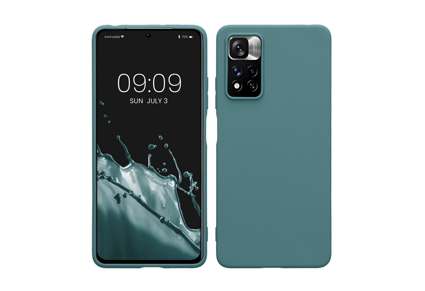 kwmobile Handyhülle Hülle für Xiaomi Redmi Note 11 Pro / (5G), Hülle Silikon - Soft Handyhülle - Handy Case Cover von kwmobile