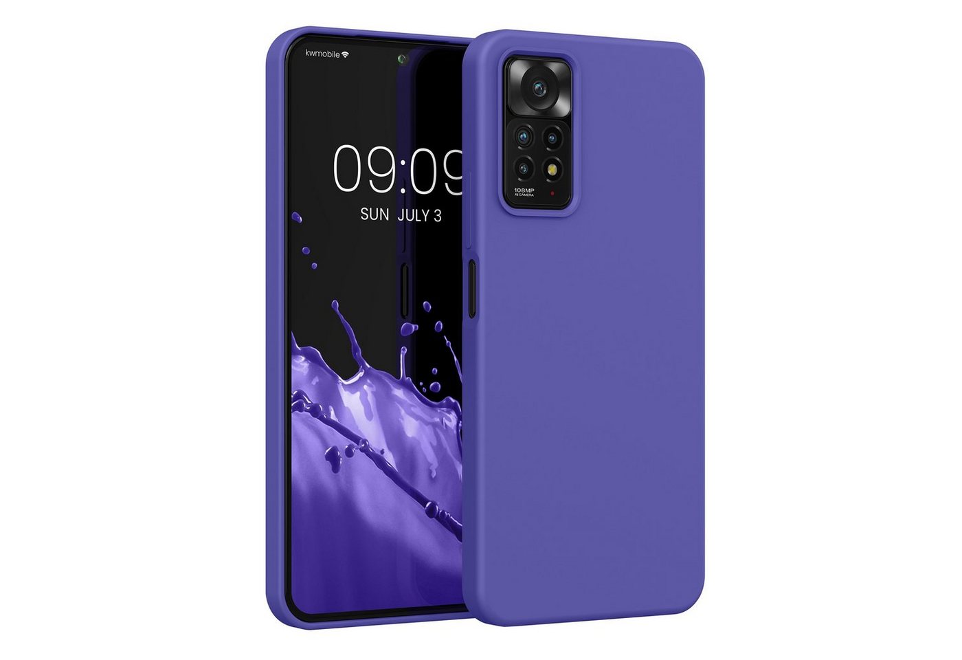 kwmobile Handyhülle Hülle für Xiaomi Redmi Note 11 Pro / (5G), Hülle Silikon gummiert - Handyhülle - Handy Case Cover von kwmobile