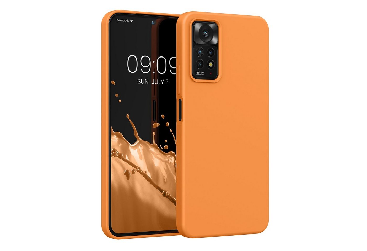 kwmobile Handyhülle Hülle für Xiaomi Redmi Note 11 Pro / (5G), Hülle Silikon gummiert - Handyhülle - Handy Case Cover von kwmobile