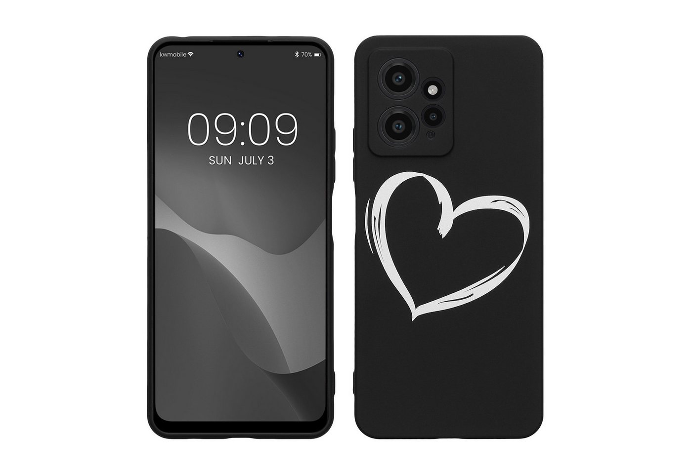 kwmobile Handyhülle Hülle für Xiaomi Redmi Note 12 (4G), Handyhülle Silikon Case von kwmobile