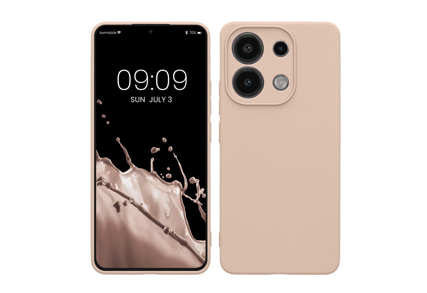 kwmobile Handyhülle Hülle für Xiaomi Redmi Note 13 4G, Backcover Silikon - Soft Handyhülle - Handy Case in Coconut Swirl kwmobile Handyhülle Hülle für Xiaomi Redmi Note 13 4G, Backcover Silikon - Soft Handyhülle - Handy Case in Coconut Swirl von kwmobile