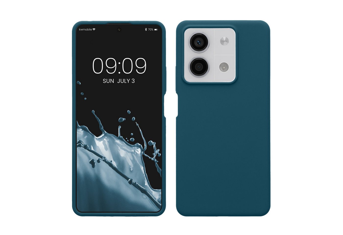 kwmobile Handyhülle Hülle für Xiaomi Redmi Note 13 5G, Hülle Silikon gummiert - Handyhülle - Handy Case Cover kwmobile Handyhülle Hülle für Xiaomi Redmi Note 13 5G, Hülle Silikon gummiert - Handyhülle - Handy Case Cover von kwmobile