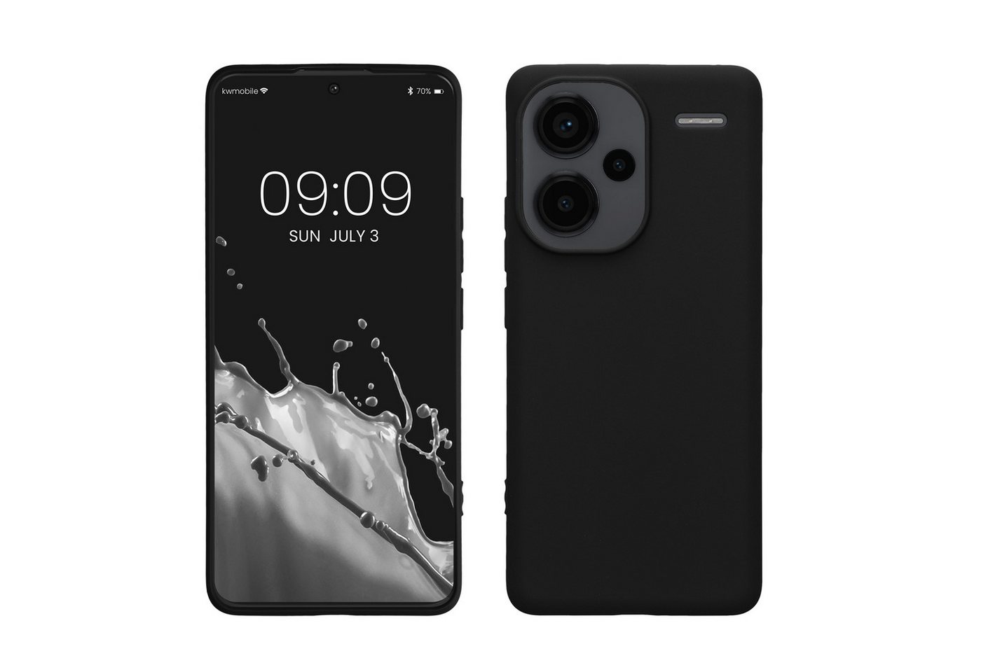 kwmobile Handyhülle Hülle für Xiaomi Redmi Note 13 Pro+ 5G / Redmi Note 13 Pro Plus 5G, Hülle Silikon - Soft Handyhülle - Handy Case Cover von kwmobile