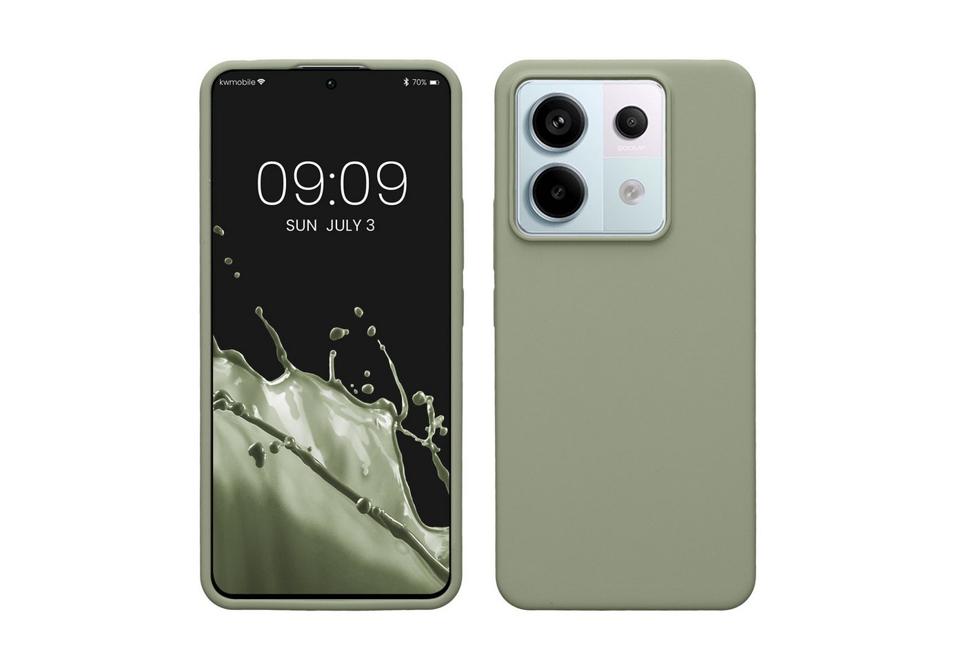 kwmobile Handyhülle Hülle für Xiaomi Redmi Note 13 Pro 5G / Poco X6 5G, Hülle Silikon gummiert - Handyhülle - Handy Case Cover kwmobile Handyhülle Hülle für Xiaomi Redmi Note 13 Pro 5G / Poco X6 5G, Hülle Silikon gummiert - Handyhülle - Handy Case Cover von kwmobile