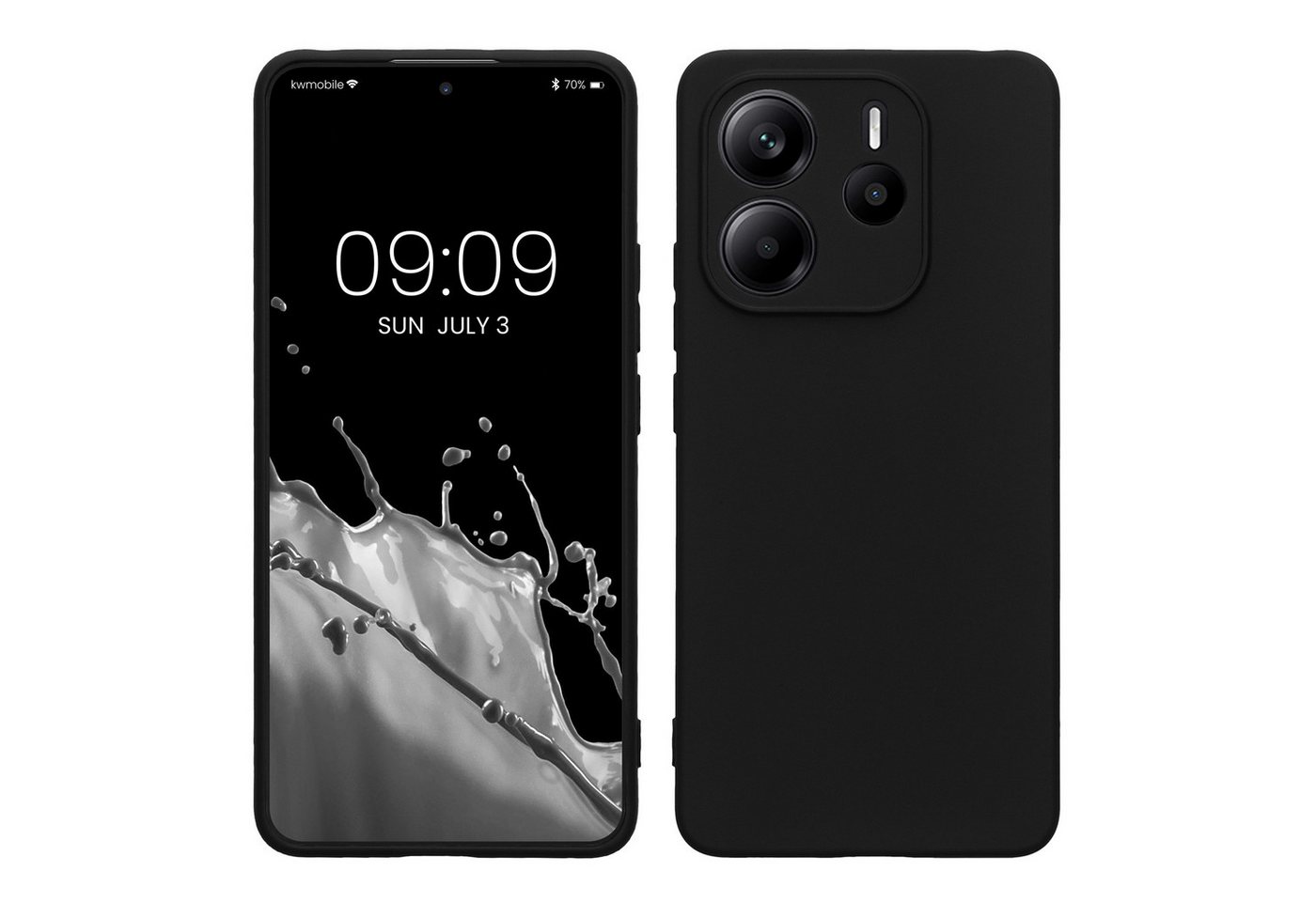 kwmobile Handyhülle Hülle für Xiaomi Redmi Note 14 4G, Backcover Silikon - Soft Handyhülle - Handy Case in Schwarz matt kwmobile Handyhülle Hülle für Xiaomi Redmi Note 14 4G, Backcover Silikon - Soft Handyhülle - Handy Case in Schwarz matt von kwmobile