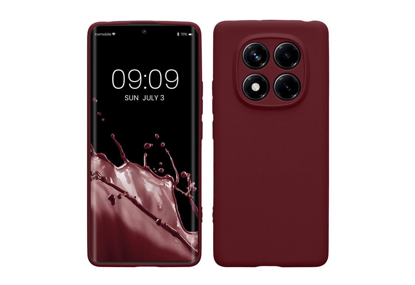 kwmobile Handyhülle Hülle für Xiaomi Redmi Note 14 Pro 4G, Backcover Silikon - Soft Handyhülle - Handy Case in Bordeaux Violett kwmobile Handyhülle Hülle für Xiaomi Redmi Note 14 Pro 4G, Backcover Silikon - Soft Handyhülle - Handy Case in Bordeaux Violett von kwmobile