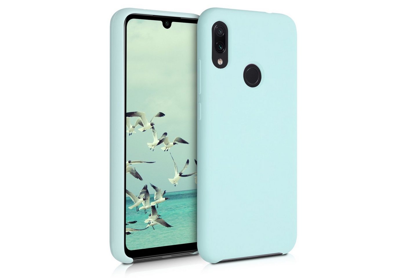 kwmobile Handyhülle Hülle für Xiaomi Redmi Note 7 / Note 7 Pro, Hülle Silikon gummiert - Handyhülle - Handy Case Cover von kwmobile