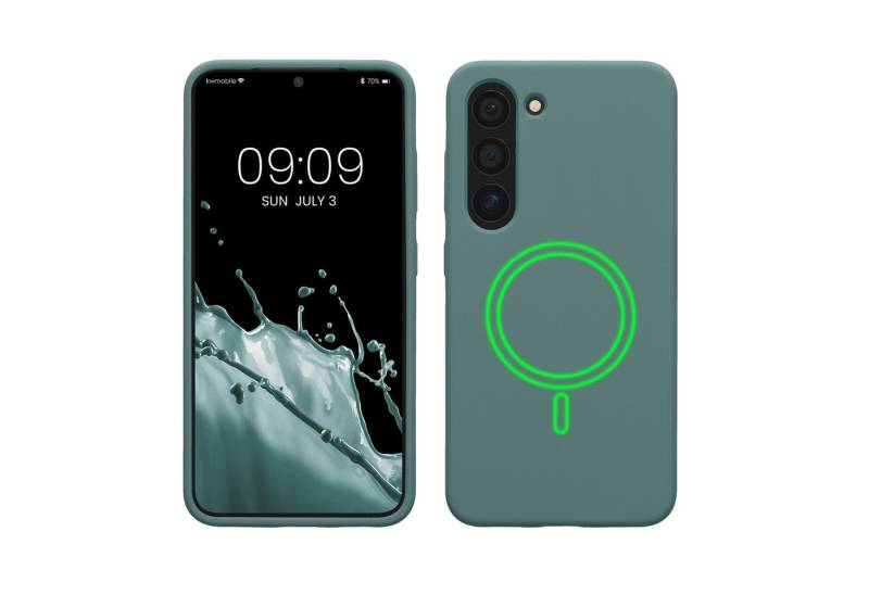 kwmobile Handyhülle Hülle kompatibel mit Samsung Galaxy S23, magnetische Handyhülle Silikon Case - Cover gummiert von kwmobile