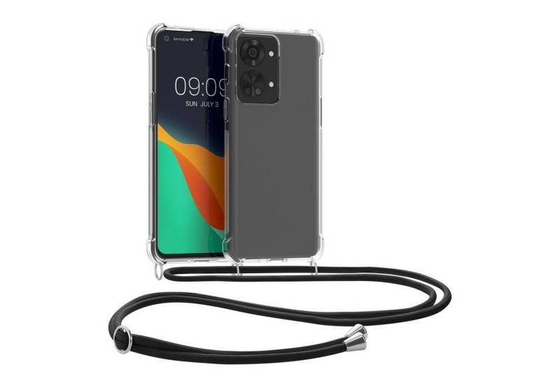 kwmobile Handyhülle Necklace Case für OnePlus Nord 2T 5G, Hülle Silikon mit Handykette - Band Handyhülle von kwmobile