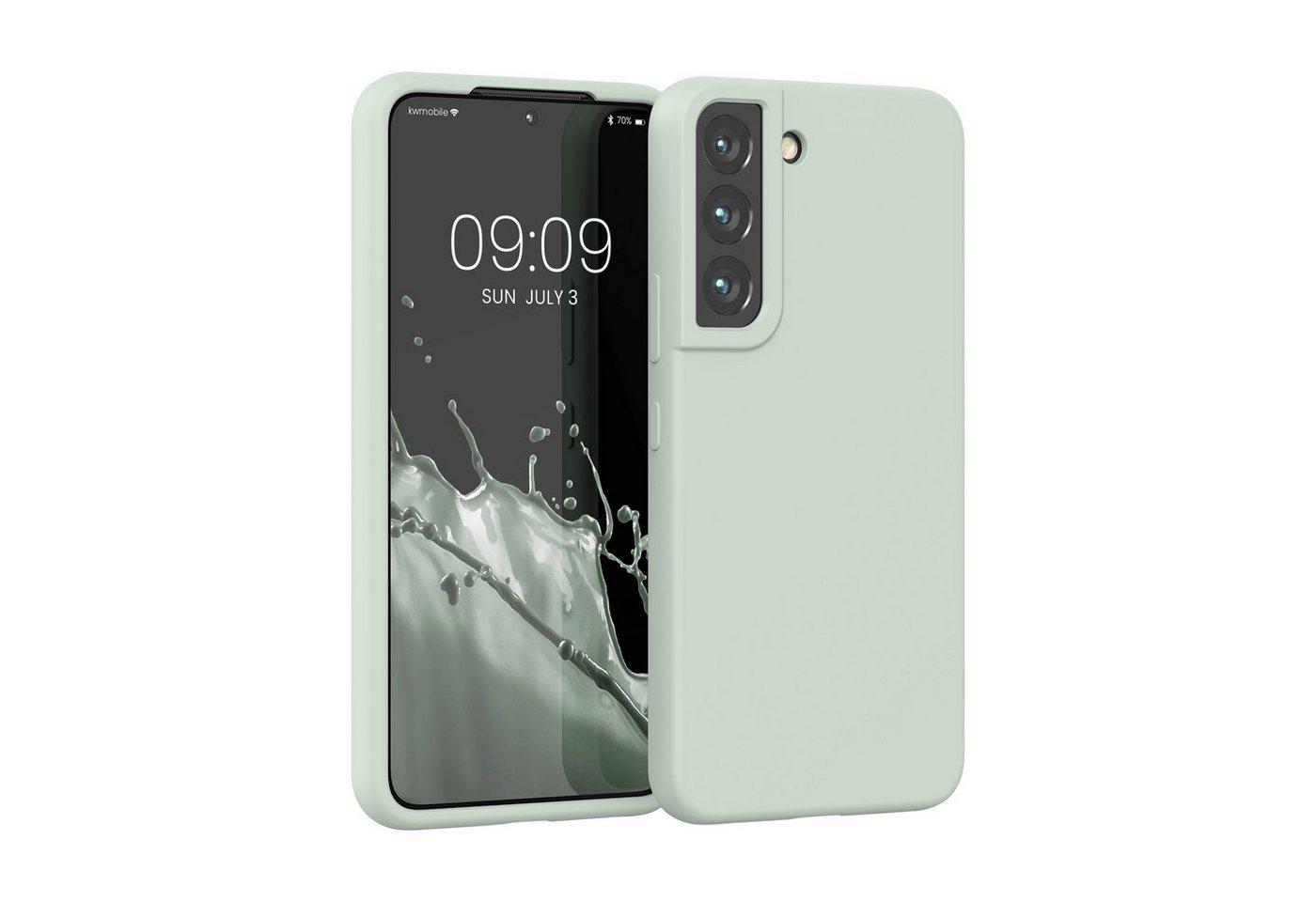 kwmobile Handyhülle Schutzhülle für Samsung S22 Hülle Silikon Case Handyhülle S22, Handyhülle Samsung S22 weiche Oberfläche mit kabellosem Laden kwmobile Handyhülle Schutzhülle für Samsung S22 Hülle Silikon Case Handyhülle S22, Handyhülle Samsung S22 weiche Oberfläche mit kabellosem Laden von kwmobile