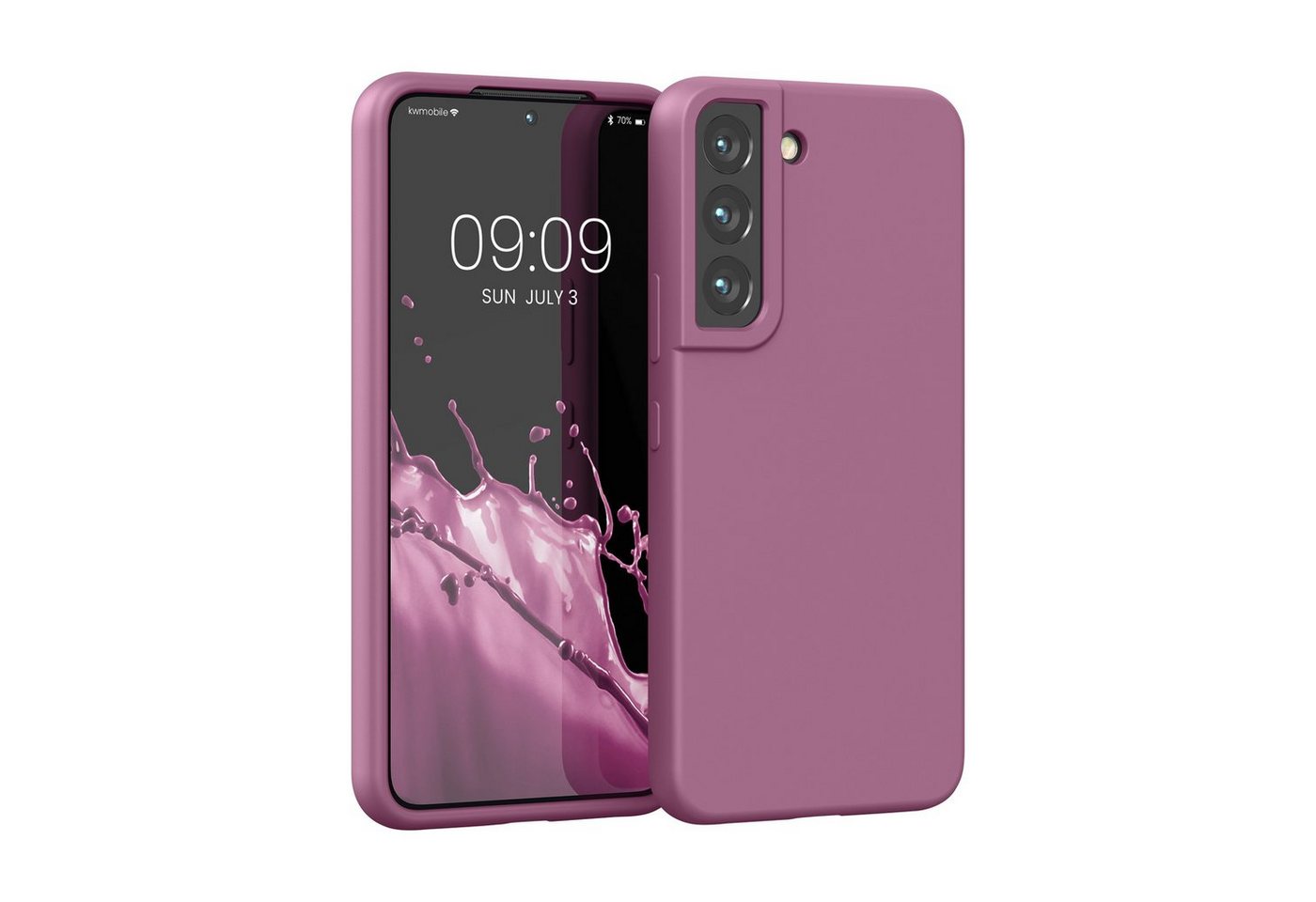 kwmobile Handyhülle Schutzhülle für Samsung S22 Hülle Silikon Case Handyhülle S22, Handyhülle Samsung S22 weiche Oberfläche mit kabellosem Laden kwmobile Handyhülle Schutzhülle für Samsung S22 Hülle Silikon Case Handyhülle S22, Handyhülle Samsung S22 weiche Oberfläche mit kabellosem Laden von kwmobile