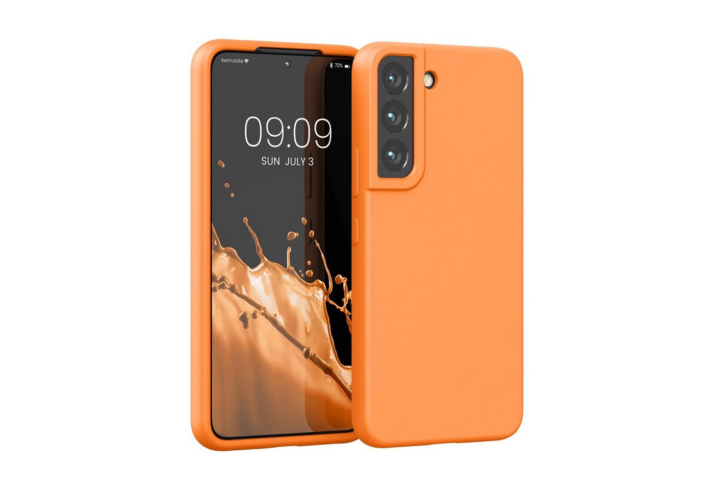 kwmobile Handyhülle Schutzhülle für Samsung S22 Hülle Silikon Case Handyhülle S22, Handyhülle Samsung S22 weiche Oberfläche mit kabellosem Laden kwmobile Handyhülle Schutzhülle für Samsung S22 Hülle Silikon Case Handyhülle S22, Handyhülle Samsung S22 weiche Oberfläche mit kabellosem Laden von kwmobile