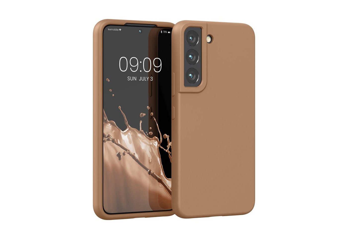 kwmobile Handyhülle Schutzhülle für Samsung S22 Hülle Silikon Case Handyhülle S22, Handyhülle Samsung S22 weiche Oberfläche mit kabellosem Laden kwmobile Handyhülle Schutzhülle für Samsung S22 Hülle Silikon Case Handyhülle S22, Handyhülle Samsung S22 weiche Oberfläche mit kabellosem Laden von kwmobile