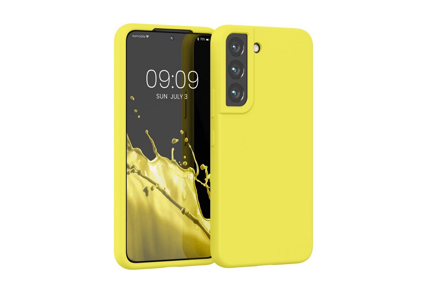 kwmobile Handyhülle Schutzhülle für Samsung S22 Hülle Silikon Case Handyhülle S22, Handyhülle Samsung S22 weiche Oberfläche mit kabellosem Laden kwmobile Handyhülle Schutzhülle für Samsung S22 Hülle Silikon Case Handyhülle S22, Handyhülle Samsung S22 weiche Oberfläche mit kabellosem Laden von kwmobile