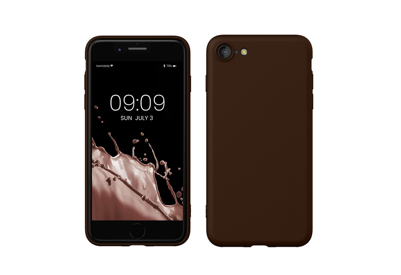 kwmobile Handyhülle Slim Case für Apple iPhone SE / 8 / 7, Hülle Silikon Handy - Handyhülle gummiert von kwmobile