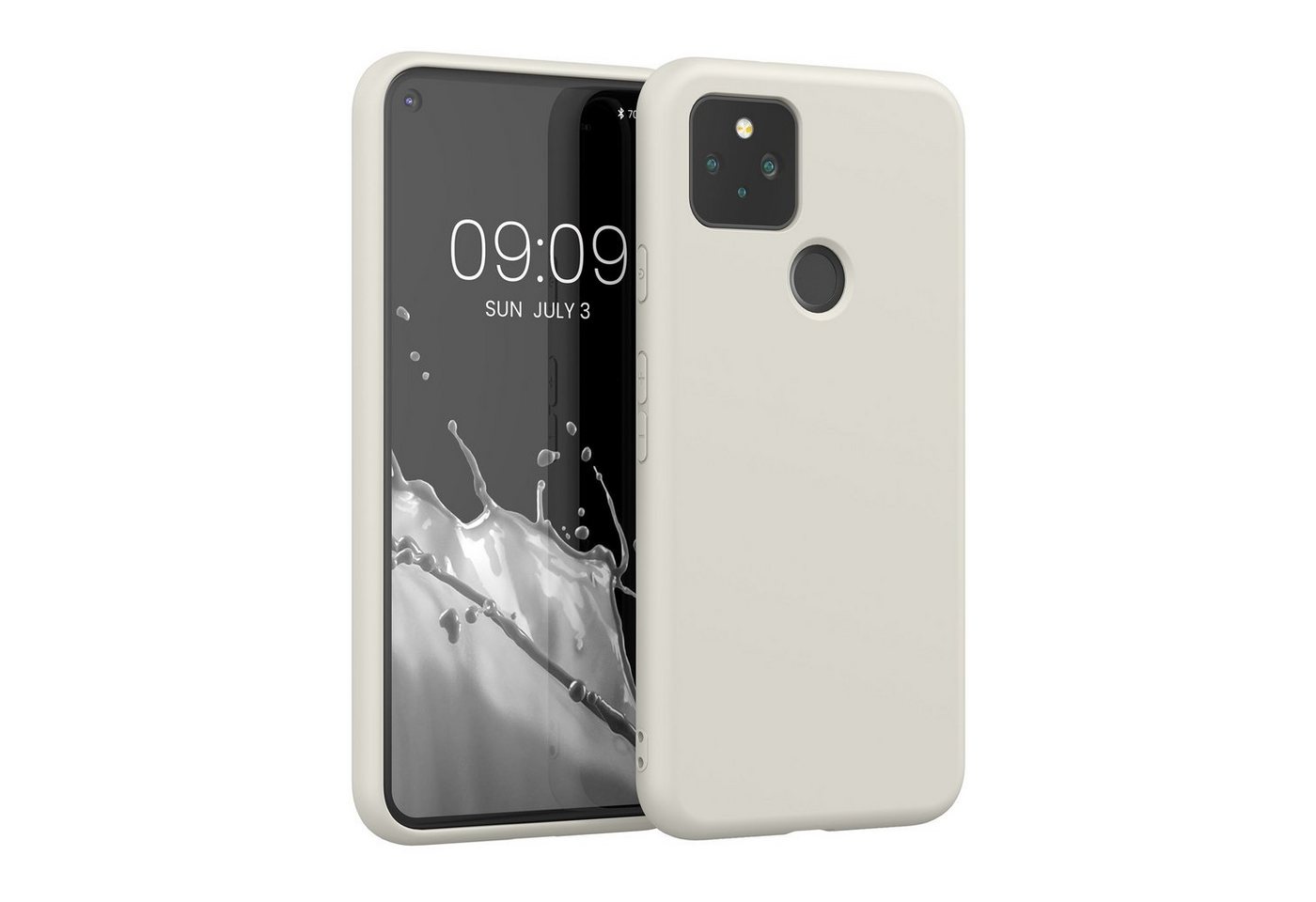 kwmobile Handyhülle Slim Case für Google Pixel 5, Hülle Silikon Handy - Handyhülle gummiert von kwmobile