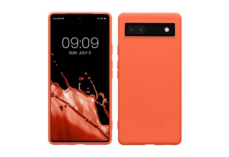 kwmobile Handyhülle Slim Case für Google Pixel 6a, Hülle Silikon Handy - Handyhülle gummiert von kwmobile