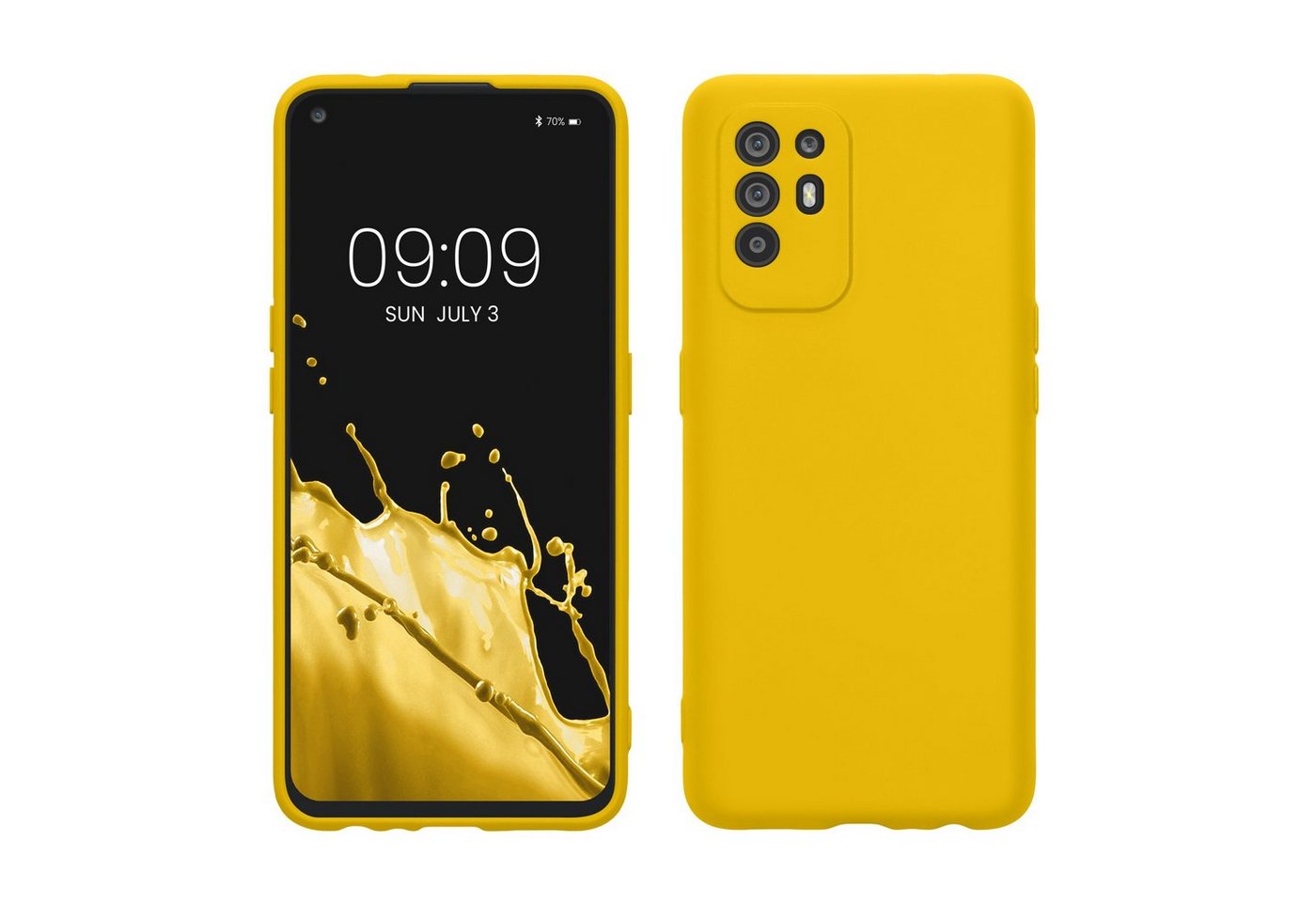 kwmobile Handyhülle Slim Case für Oppo A94 (5G), Hülle Silikon Handy - Handyhülle gummiert von kwmobile