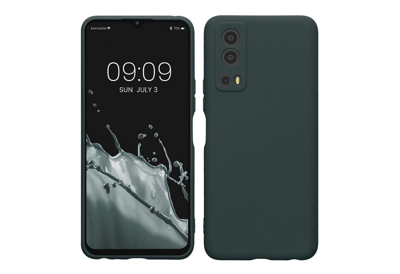 kwmobile Handyhülle Slim Case für Vivo Y72 5G / Y52 5G, Hülle Silikon Handy - Handyhülle gummiert von kwmobile