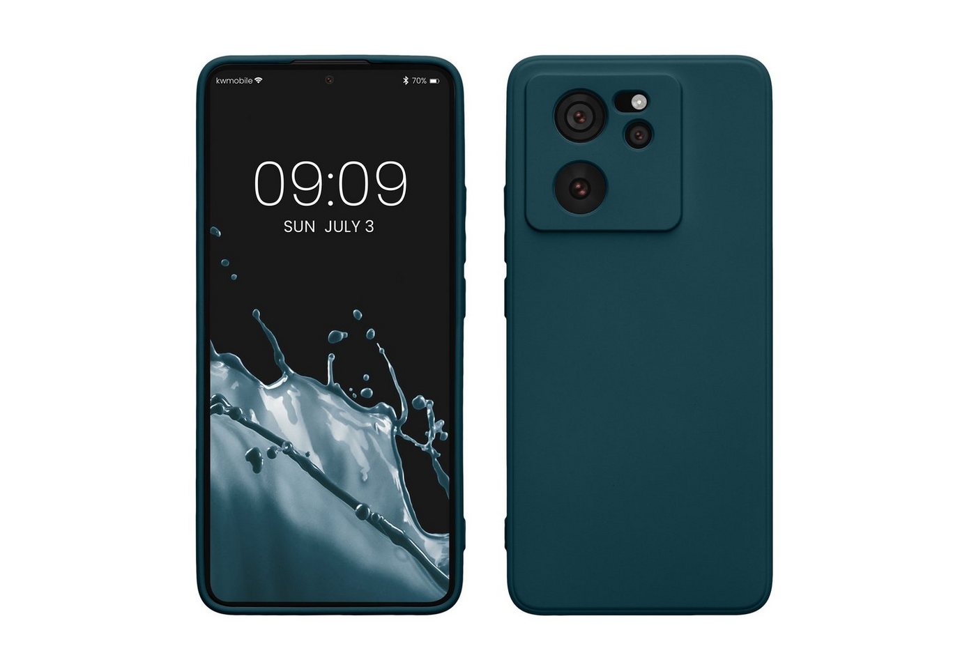 kwmobile Handyhülle Slim Case für Xiaomi 13T / 13T Pro, Hülle Silikon Handy - Handyhülle gummiert von kwmobile