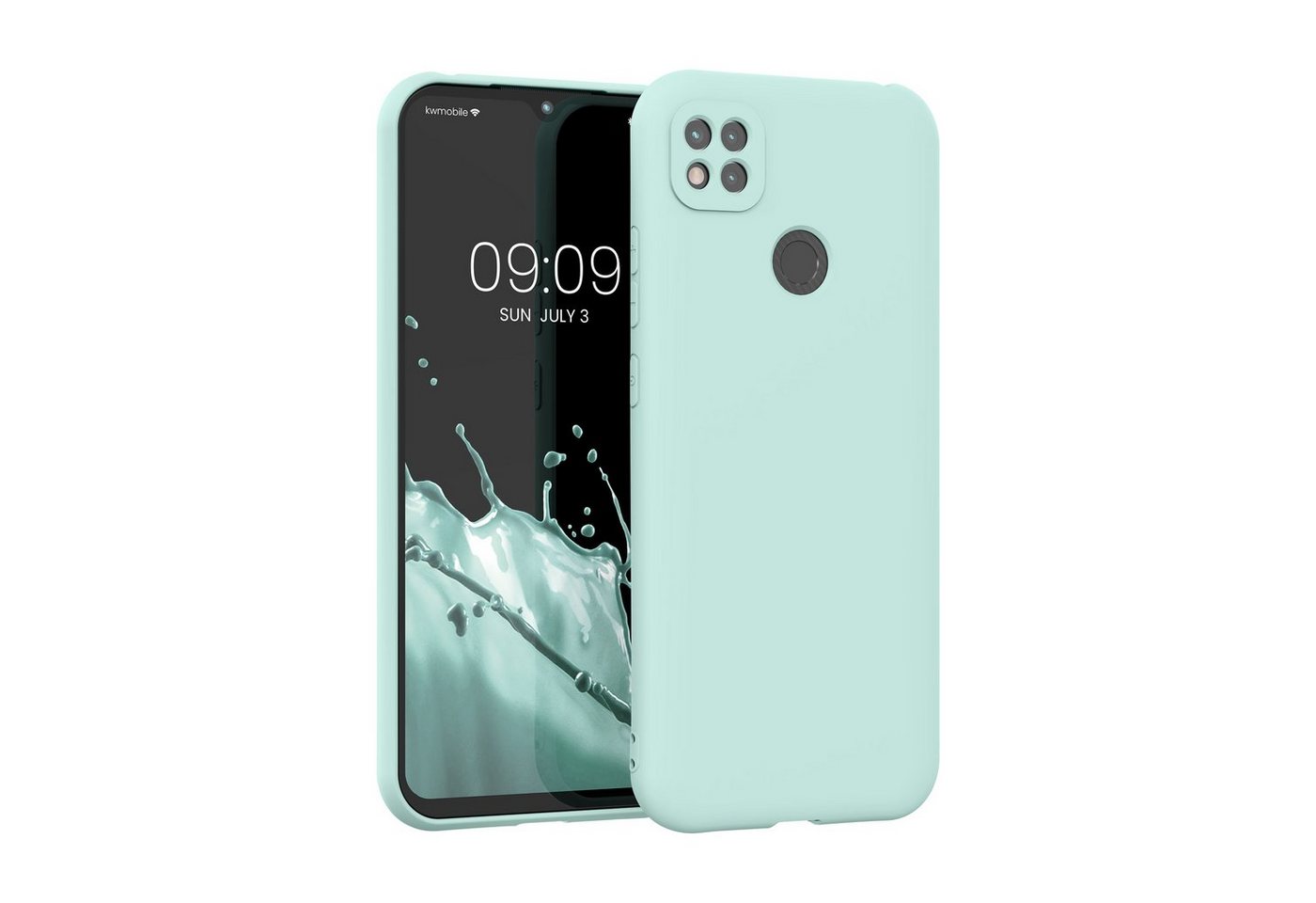 kwmobile Handyhülle Slim Case für Xiaomi Redmi 9C, Hülle Silikon Handy - Handyhülle gummiert von kwmobile