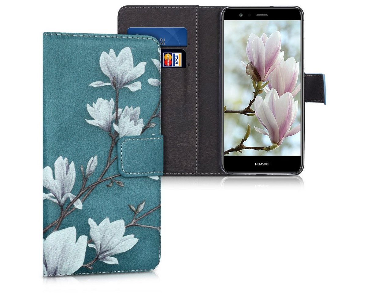 kwmobile Handyhülle Wallet Case für Huawei P10 Lite, Hülle mit Ständer Kartenfächer - Handyhülle von kwmobile