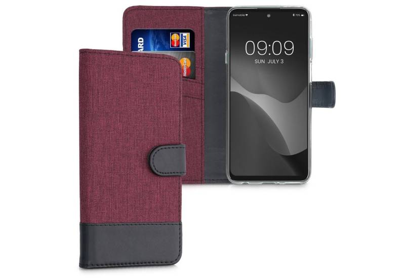 kwmobile Handyhülle Wallet Case für Motorola Edge 20 Lite, Hülle mit Ständer - Handyhülle Kartenfächer von kwmobile