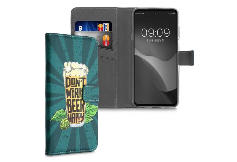 kwmobile Handyhülle Wallet Case für Motorola Edge 20 Lite, Hülle mit Ständer Kartenfächer - Handyhülle von kwmobile