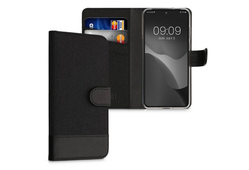 kwmobile Handyhülle Wallet Case für Motorola Edge 30 Neo, Hülle mit Ständer - Handyhülle Kartenfächer von kwmobile