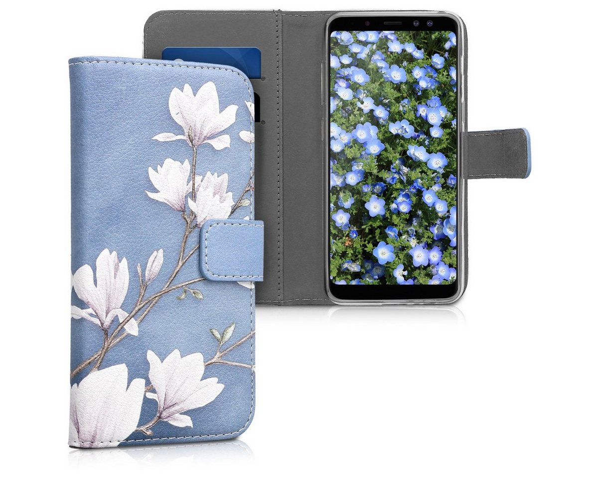 kwmobile Handyhülle Wallet Case für Samsung Galaxy A8 (2018), Hülle mit Ständer Kartenfächer - Handyhülle von kwmobile
