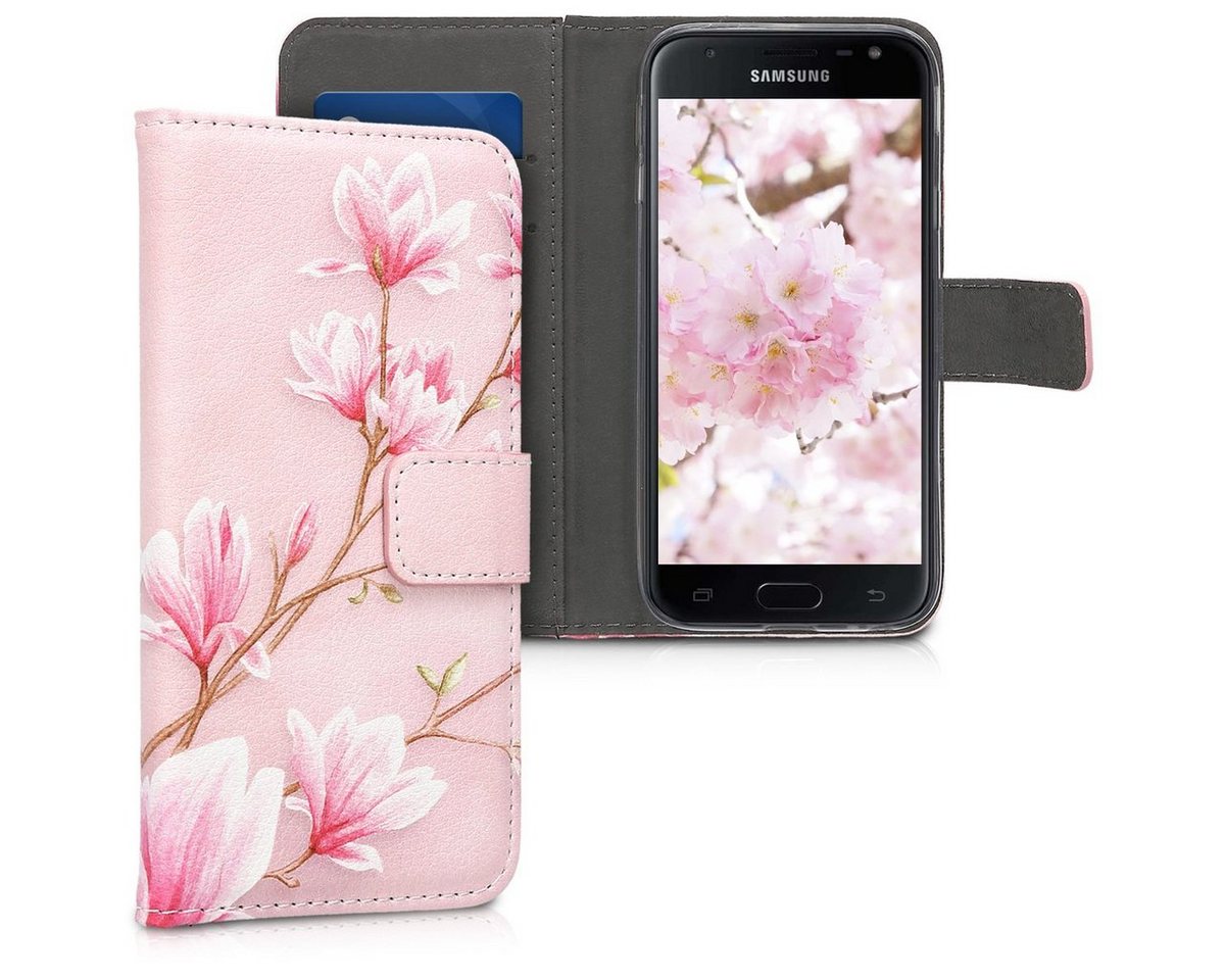 kwmobile Handyhülle Wallet Case für Samsung Galaxy J3 (2017) DUOS, Hülle mit Ständer Kartenfächer - Handyhülle von kwmobile