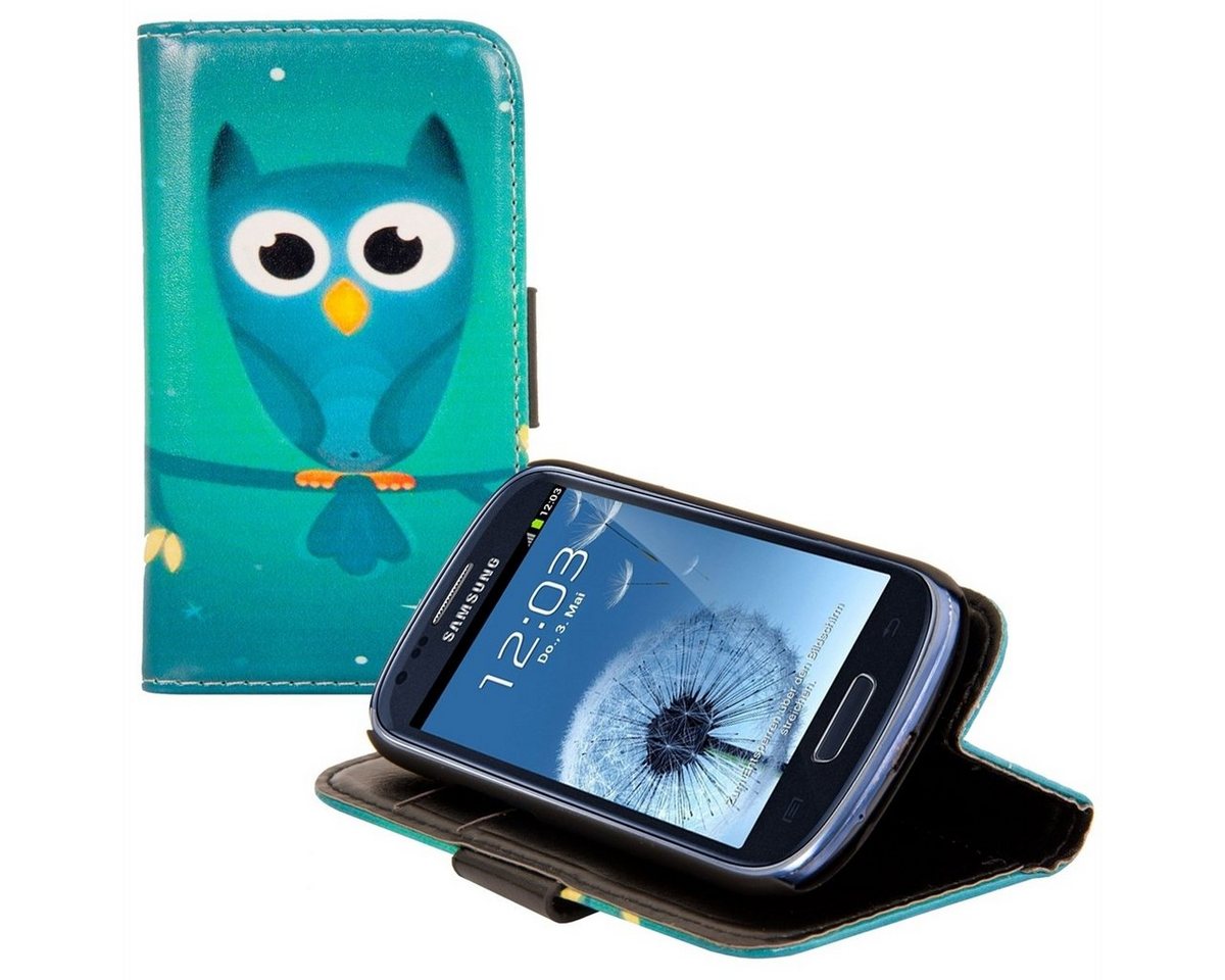 kwmobile Handyhülle Wallet Case für Samsung Galaxy S3 Mini i8190, Hülle mit Ständer Kartenfächer - Handyhülle von kwmobile