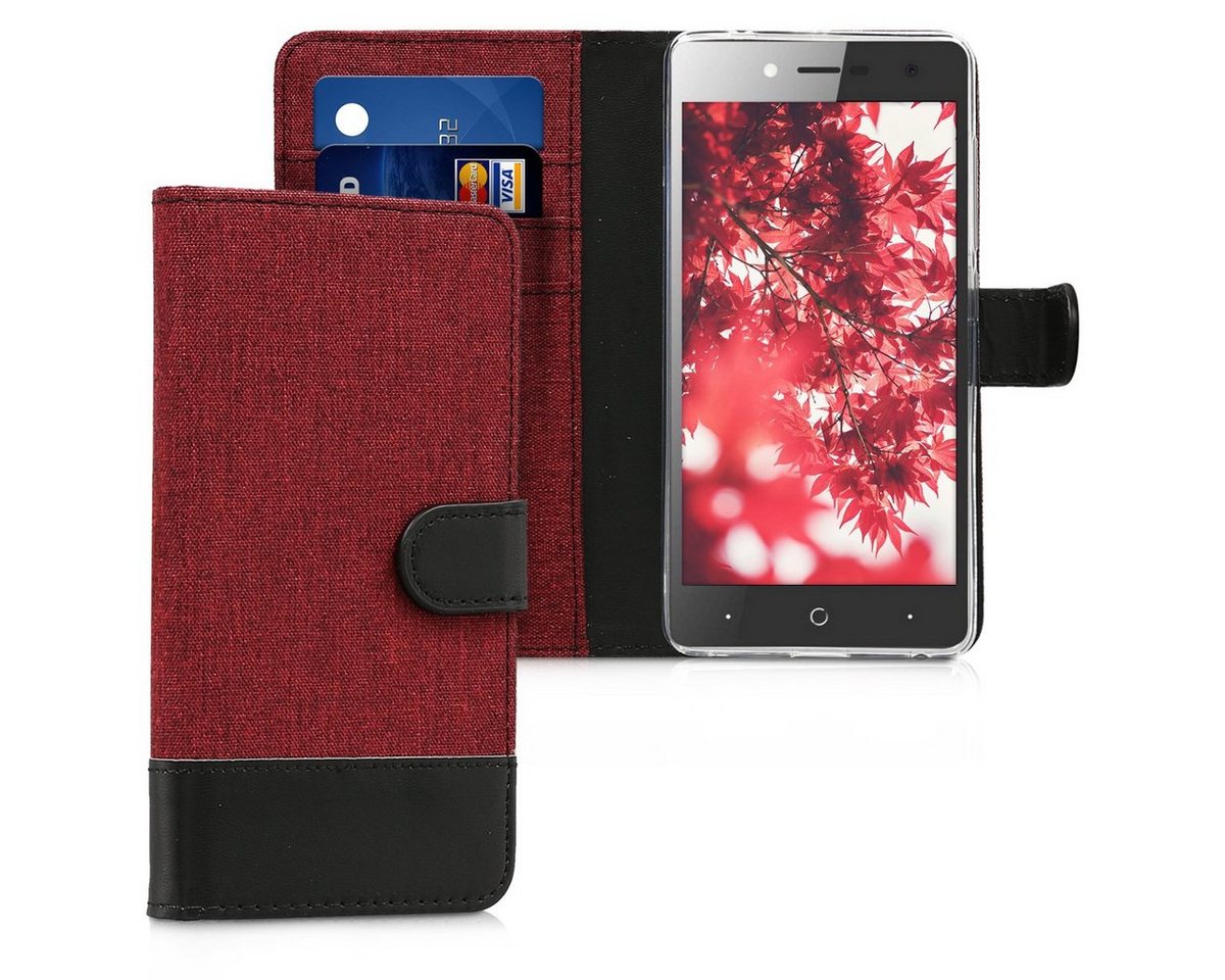 kwmobile Handyhülle Wallet Case für ZTE Blade L7, Hülle mit Ständer - Handyhülle Kartenfächer von kwmobile