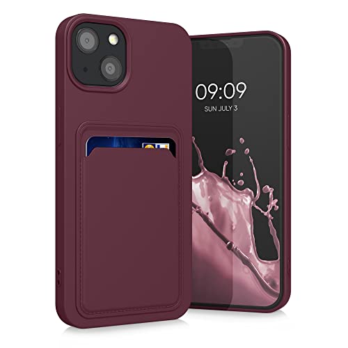 kwmobile Handyhülle kompatibel mit Apple iPhone 13 Hülle - Handy Cover mit Fach für Karten - in Tawny Red kwmobile Handyhülle kompatibel mit Apple iPhone 13 Hülle - Handy Cover mit Fach für Karten - in Tawny Red von kwmobile