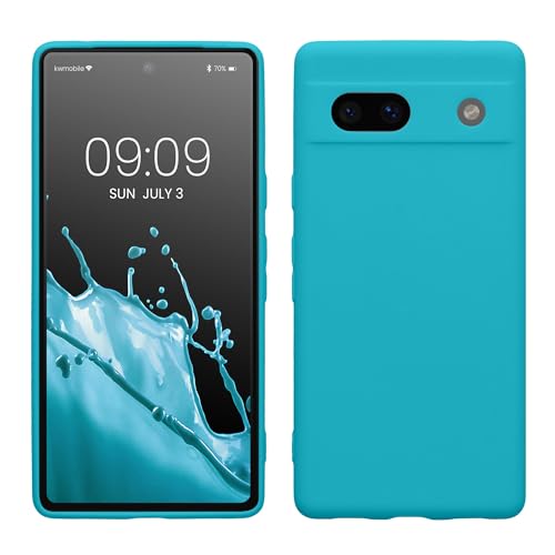 kwmobile Handyhülle kompatibel mit Google Pixel 7a Hülle - Handy Case aus weichem Silikon in Cool Glacier kwmobile Handyhülle kompatibel mit Google Pixel 7a Hülle - Handy Case aus weichem Silikon in Cool Glacier von kwmobile