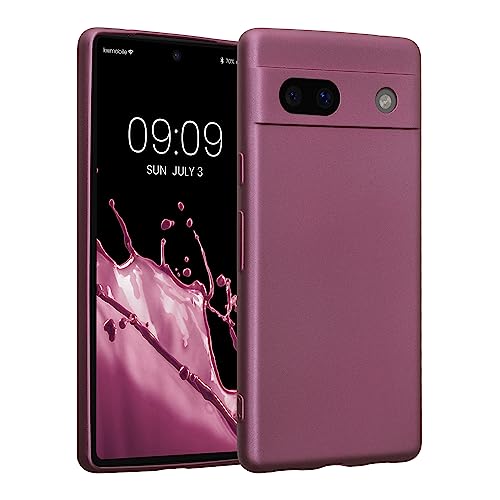 kwmobile Handyhülle kompatibel mit Google Pixel 7a Hülle - weiche Silikon Case metallisch schimmernd in Metallic Lavendel kwmobile Handyhülle kompatibel mit Google Pixel 7a Hülle - weiche Silikon Case metallisch schimmernd in Metallic Lavendel von kwmobile