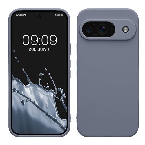 kwmobile Handyhülle kompatibel mit Google Pixel 9 Hülle - Handy Case aus weichem Silikon in Blaugrau kwmobile Handyhülle kompatibel mit Google Pixel 9 Hülle - Handy Case aus weichem Silikon in Blaugrau von kwmobile